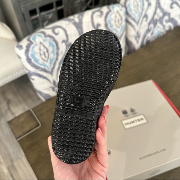 NIB Hunter 'First Gloss' Black Rain Boot Toddler Multiple Sizes 8 and 9 - Picture 8 of 14